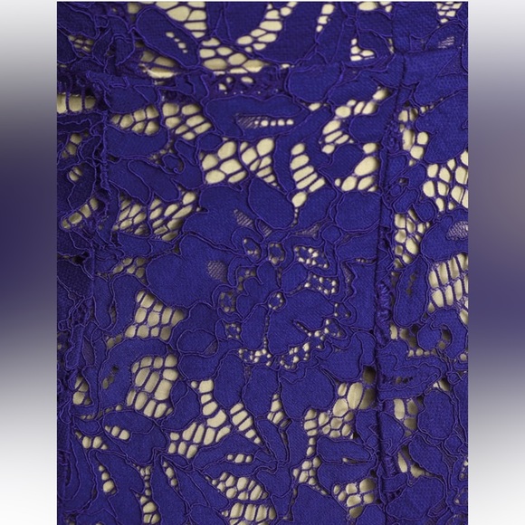 Lulus Royal Blue Lace Midi Dress Size S excellent condition, worn once - Picture 3 of 8